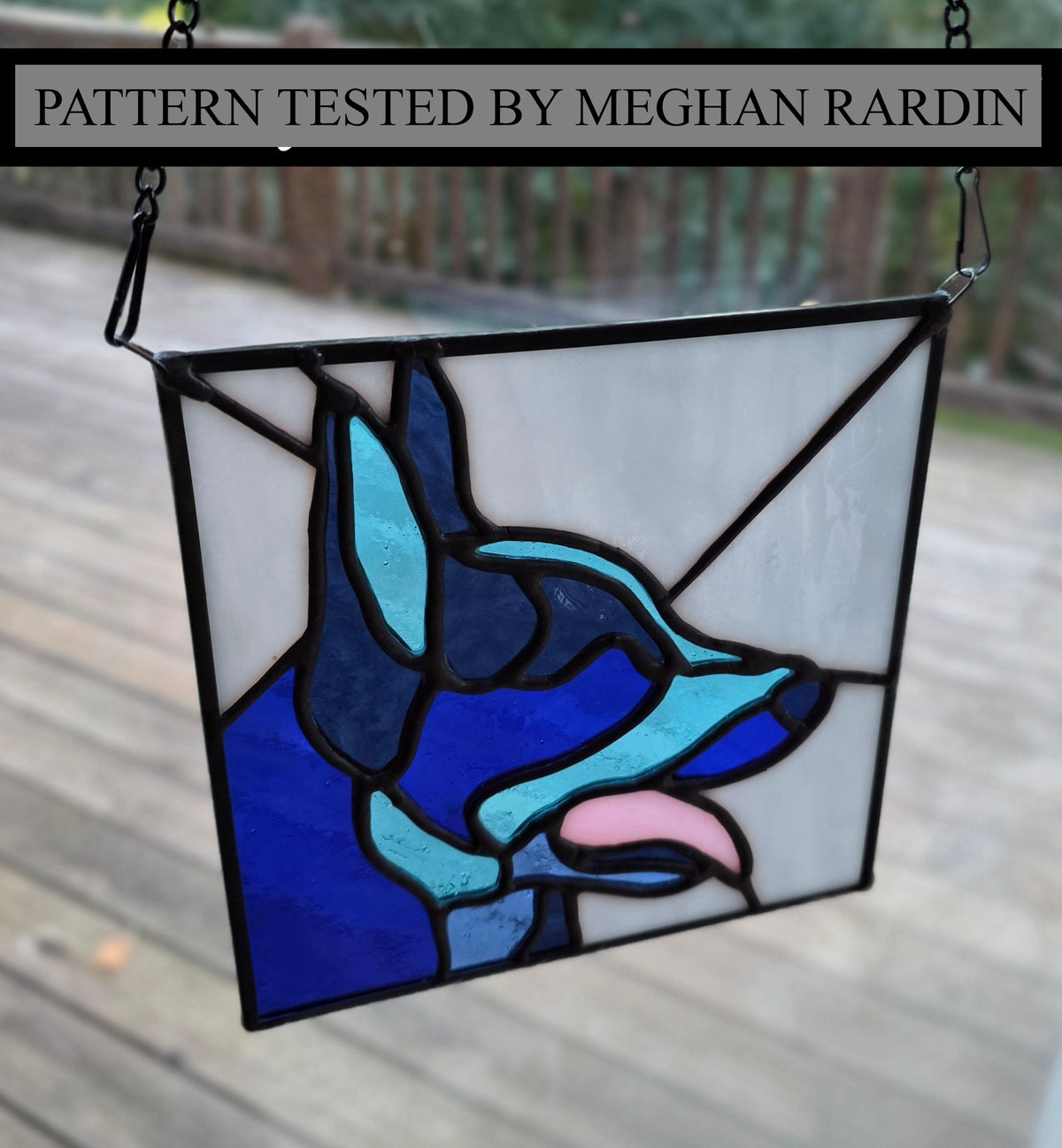 BLUE HEELER -Stained Glass Pattern / 15” x 15”   Digital Download PDF PNG JPG SVG and Resizable /Beginner to Intermediate / Hobby & Commercial License / Very Sherry Glass