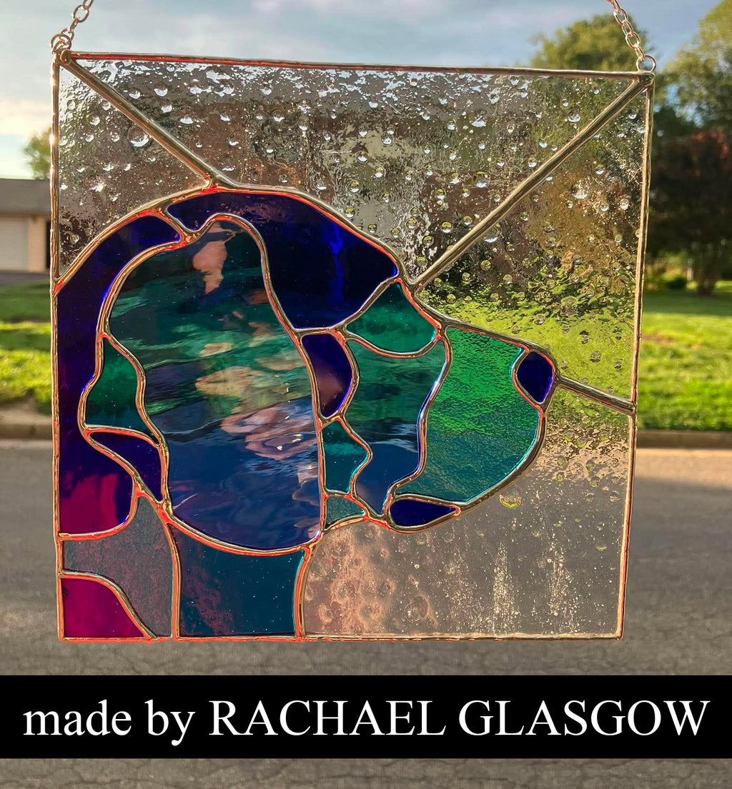 BEAGLE DOG PROFILE SERIES-Stained Glass Pattern / 15” x 15”   Digital Download PDF PNG JPG SVG and Resizable /Beginner to Intermediate / Hobby & Commercial License / Very Sherry Glass