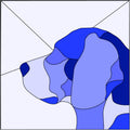 BEAGLE DOG PROFILE SERIES-Stained Glass Pattern / 15” x 15”   Digital Download PDF PNG JPG SVG and Resizable /Beginner to Intermediate / Hobby & Commercial License / Very Sherry Glass