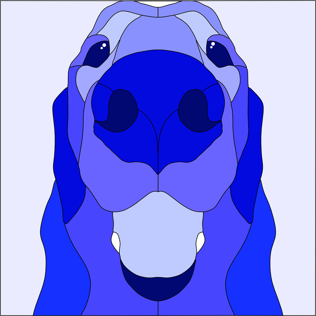 GOLDEN RETRIEVER NOSE BOOP SERIES-Stained Glass Pattern / 15” x 15”   Digital Download PDF PNG JPG SVG and Resizable /Beginner to Intermediate / Hobby & Commercial License / Very Sherry Glass