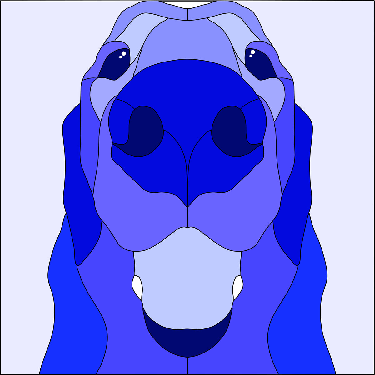 GOLDEN RETRIEVER NOSE BOOP SERIES-Stained Glass Pattern / 15” x 15”   Digital Download PDF PNG JPG SVG and Resizable /Beginner to Intermediate / Hobby & Commercial License / Very Sherry Glass