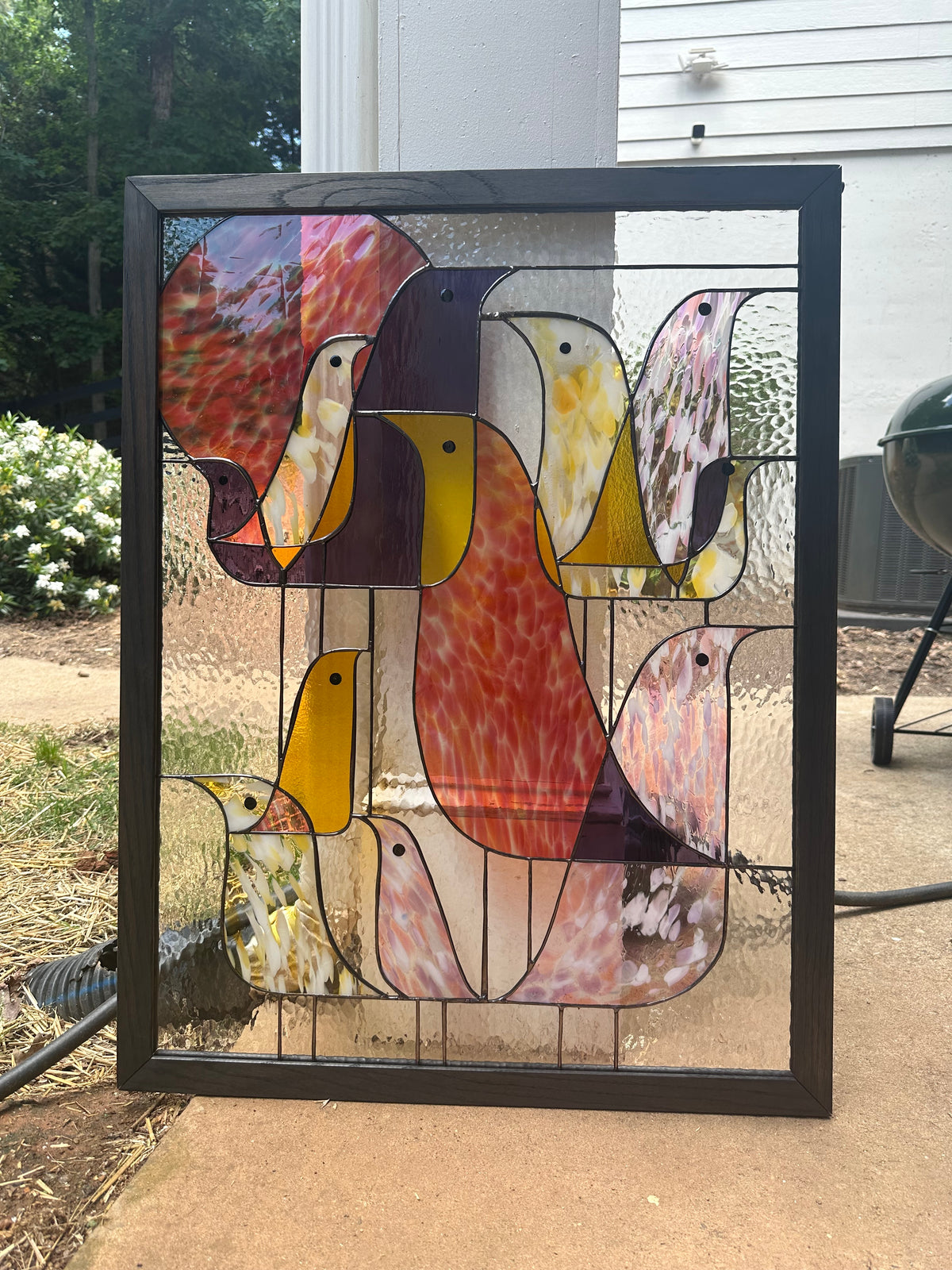 GLASS MENAGERIE Stained Glass Pattern / 23” x 31” Digital Download PDF PNG JPG  / Beginner to Intermediate / Hobby & Commercial License / Very Sherry Glass