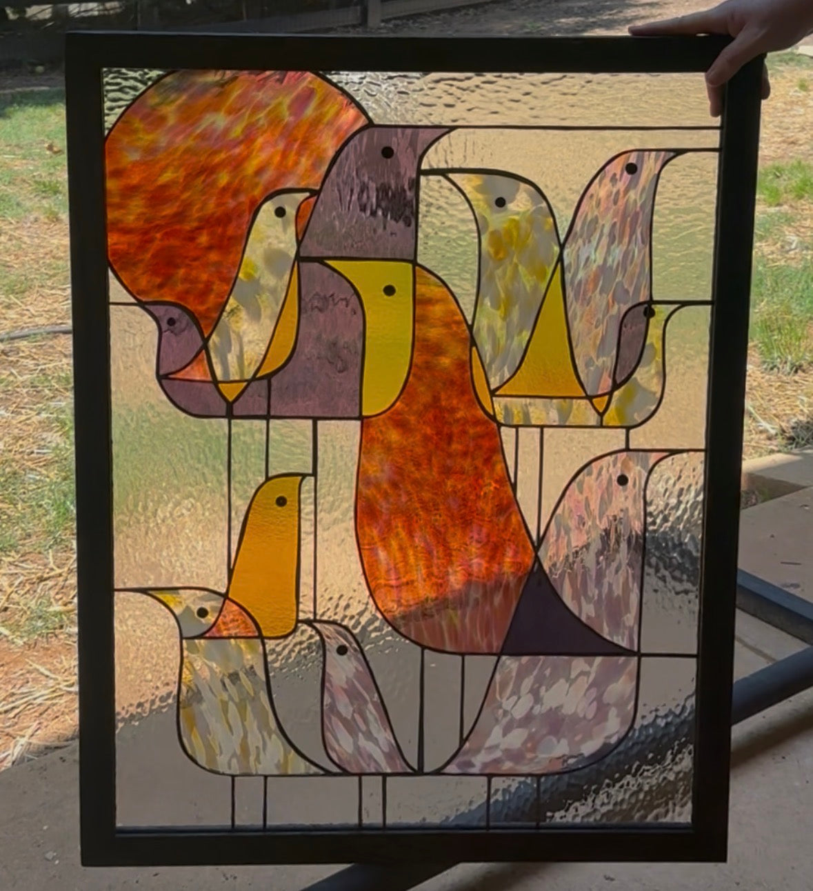 GLASS MENAGERIE Stained Glass Pattern / 23” x 31” Digital Download PDF PNG JPG  / Beginner to Intermediate / Hobby & Commercial License / Very Sherry Glass