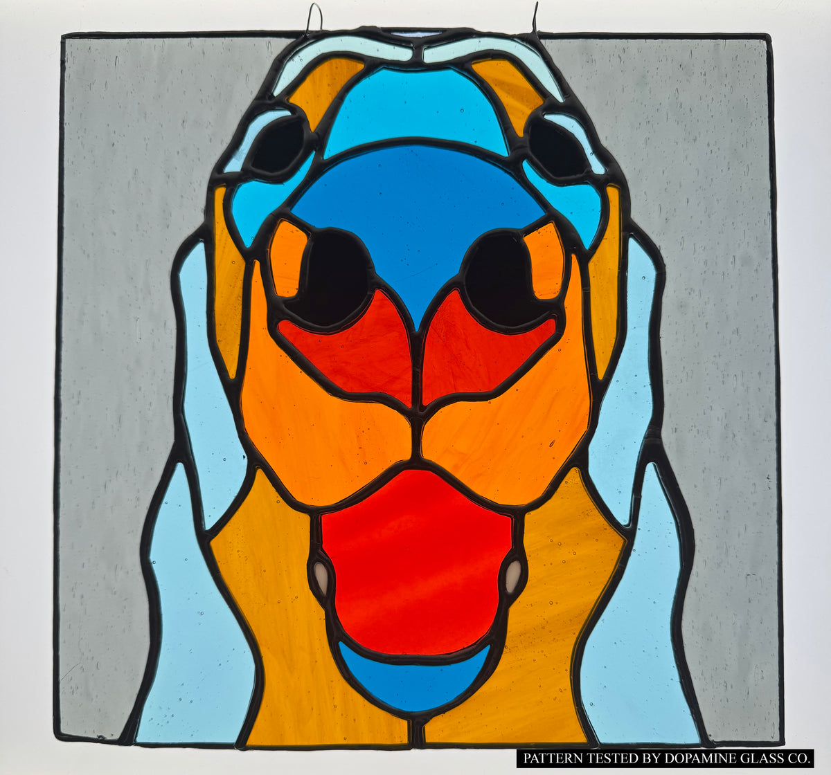 GOLDEN RETRIEVER NOSE BOOP SERIES-Stained Glass Pattern / 15” x 15”   Digital Download PDF PNG JPG SVG and Resizable /Beginner to Intermediate / Hobby & Commercial License / Very Sherry Glass
