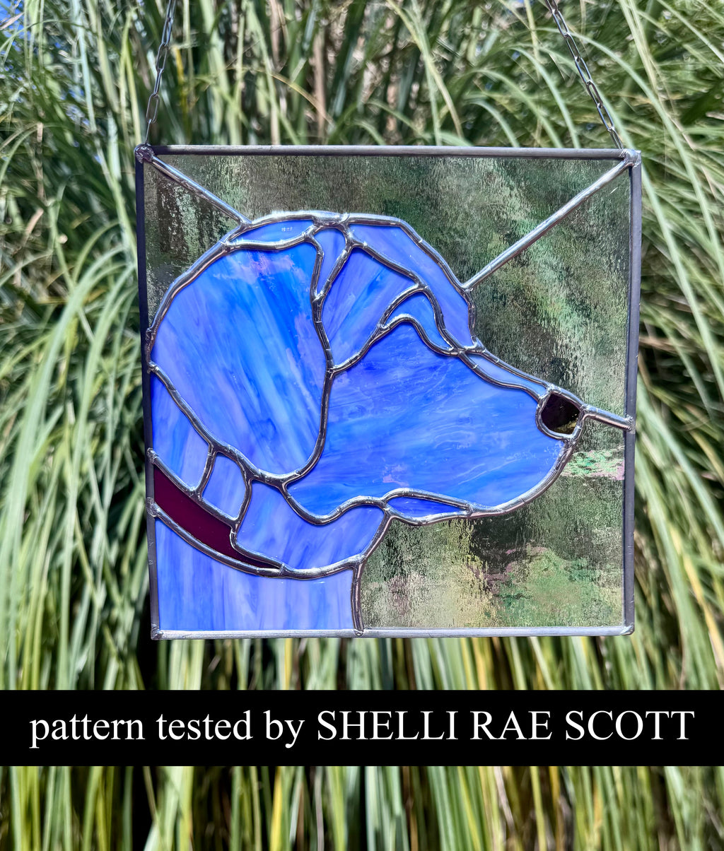 AMERICAN LAB PROFILE SERIES-Stained Glass Pattern / 15” x 15”   Digital Download PDF PNG JPG SVG and Resizable /Beginner to Intermediate / Hobby & Commercial License / Very Sherry Glass