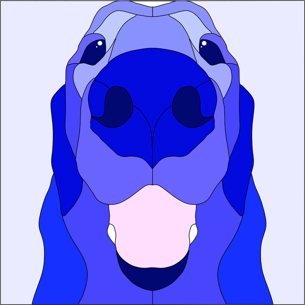 GOLDEN RETRIEVER NOSE BOOP SERIES-Stained Glass Pattern / 15” x 15”   Digital Download PDF PNG JPG SVG and Resizable /Beginner to Intermediate / Hobby & Commercial License / Very Sherry Glass